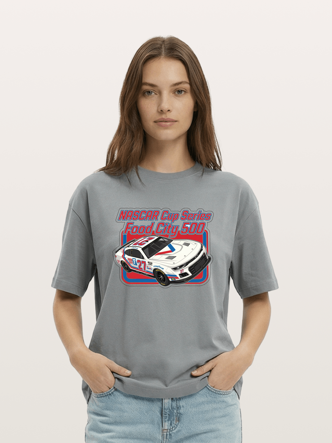 NASCAR Food City 500 Car Gildan T-shirt