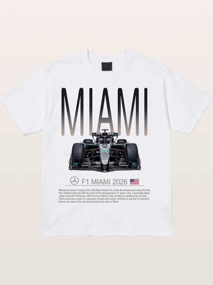 Mercedes Miami F1 2026 Cotton T-shirt