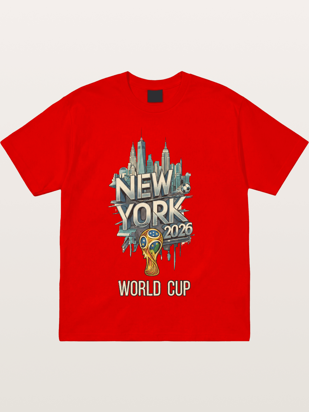 NYC World Cup 2026 Emblem Cotton T-shirt