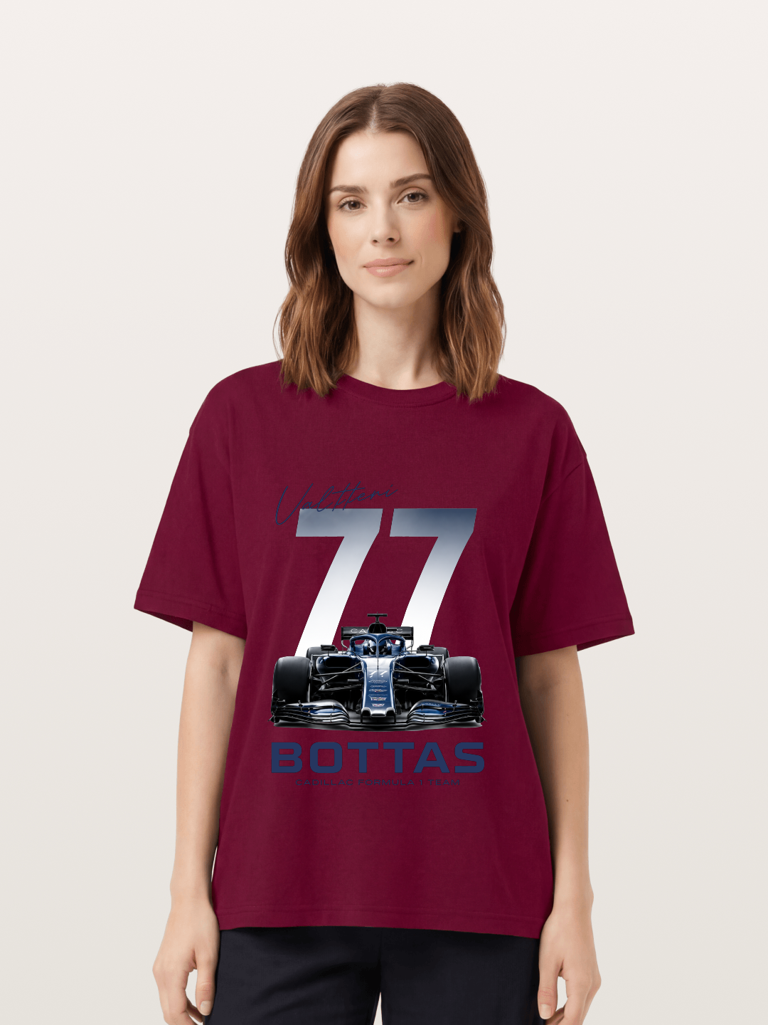 Valtteri Bottas Cadillac F1 77 Gildan T-shirt