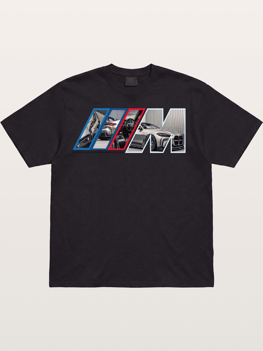 BMW Car Detail Collage Art Cotton T-shirt
