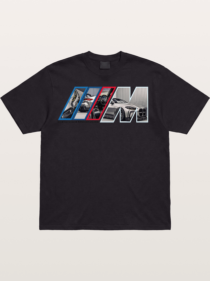 BMW Car Detail Collage Art Cotton T-shirt