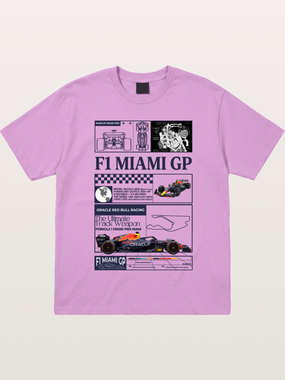 Red Bull RB18 Miami GP Gildan T-shirt