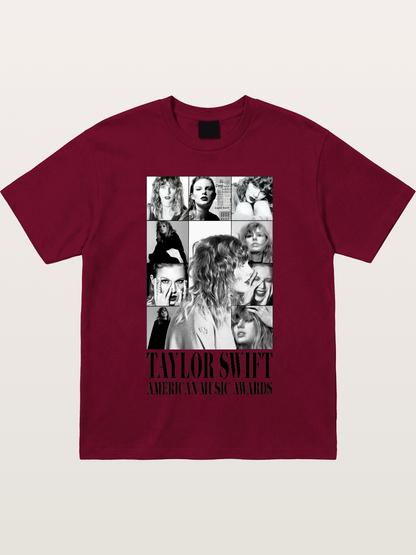 Taylor Swift AMA Collage Print Gildan T-shirt