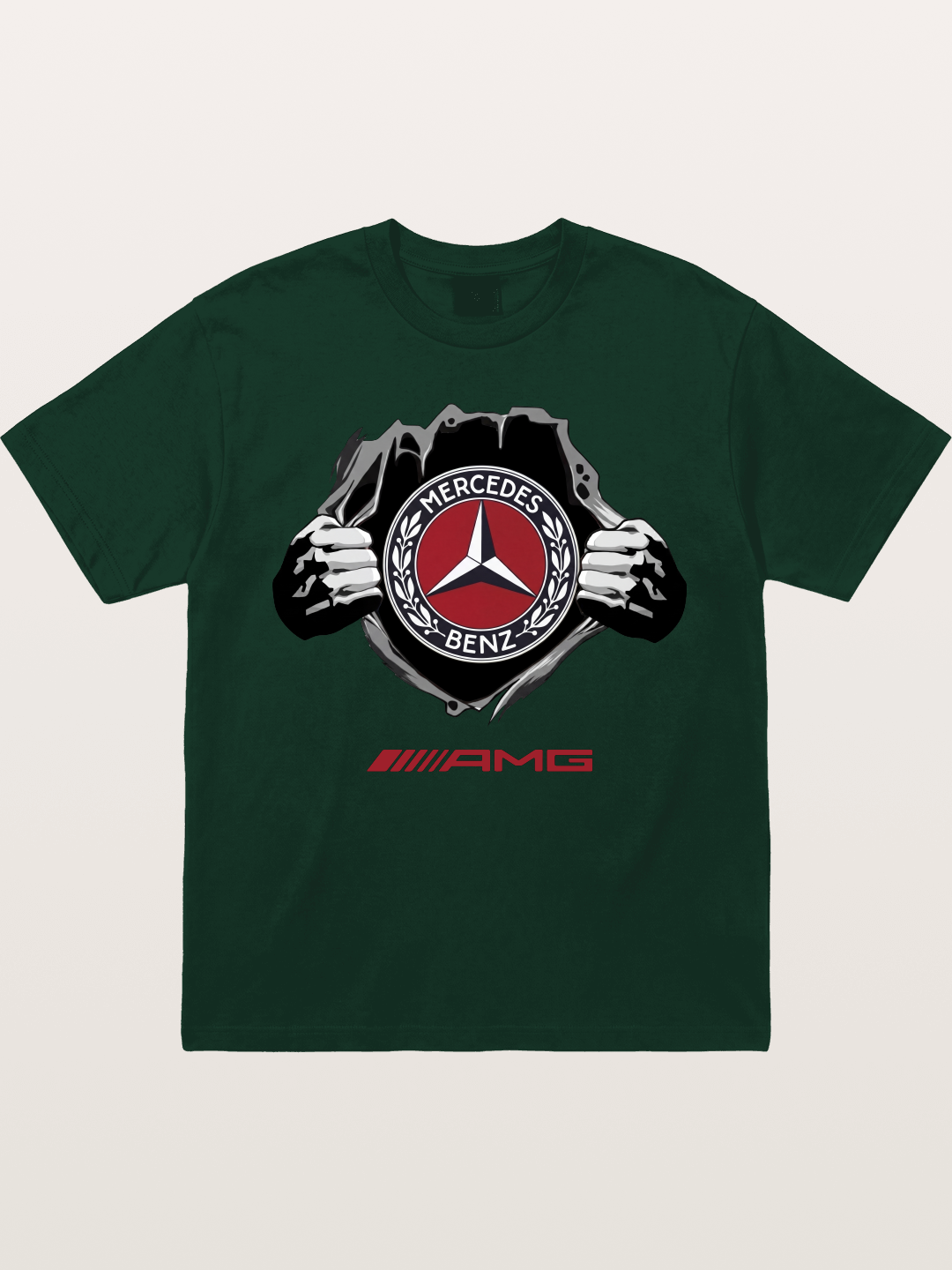 Benz Star Tear Graphic Gildan T-shirt