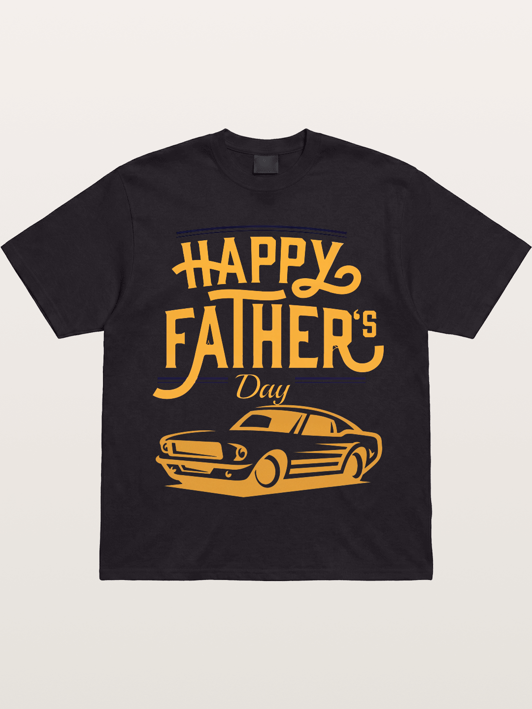 Father's Day Muscle Car Art Gildan T-shirt