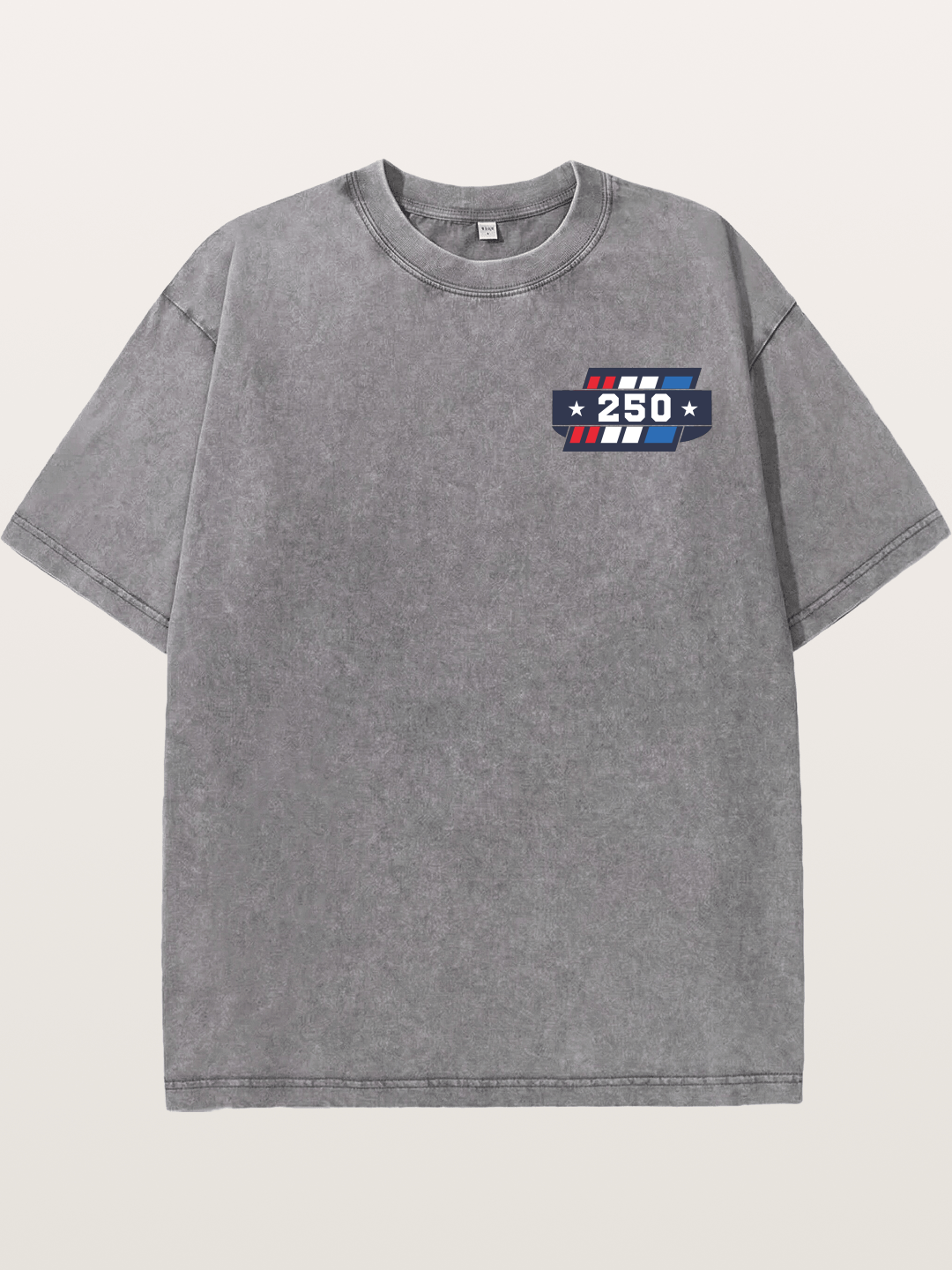 250th Anniversary Star Stripes Badge Washed T-shirt