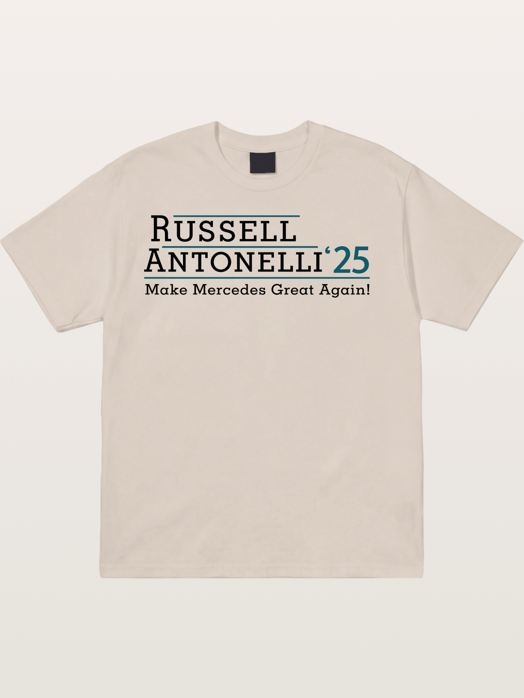 Russell Antonelli Mercedes Design Cotton T-shirt