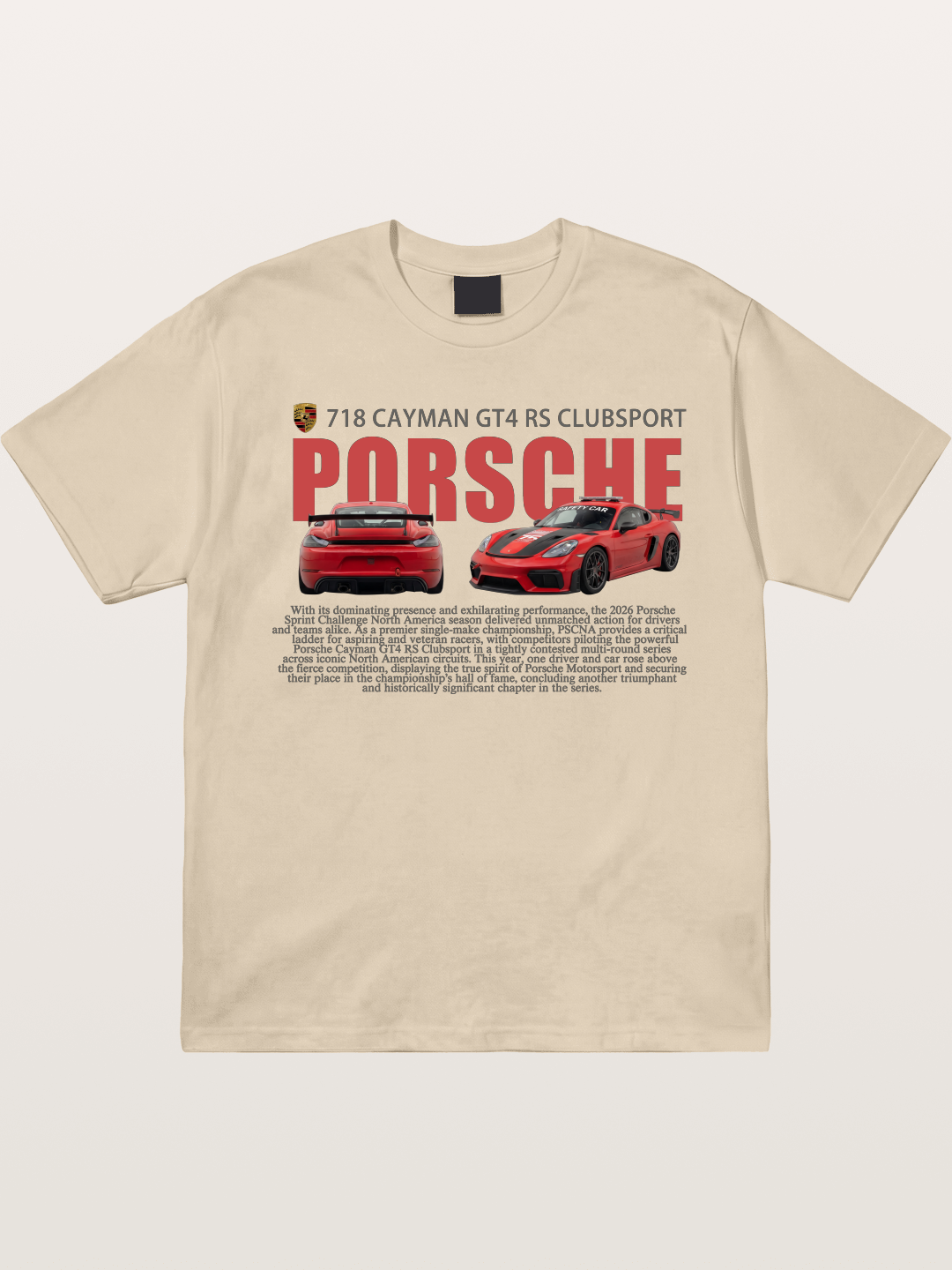 Porsche 718 Cayman GT4 RS Gildan T-shirt