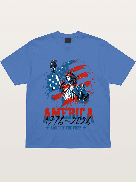 Statue Of Liberty 1776-2026 Gildan T-shirt