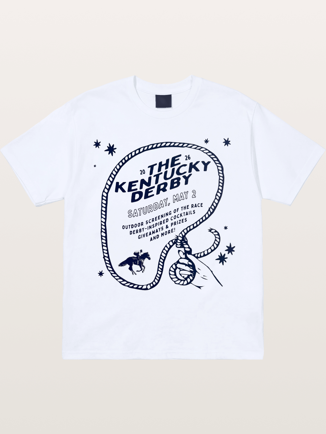 Kentucky Derby Rope Lasso Graphic Gildan T-shirt