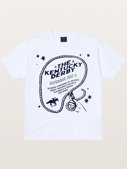 Kentucky Derby Rope Lasso Graphic Gildan T-shirt