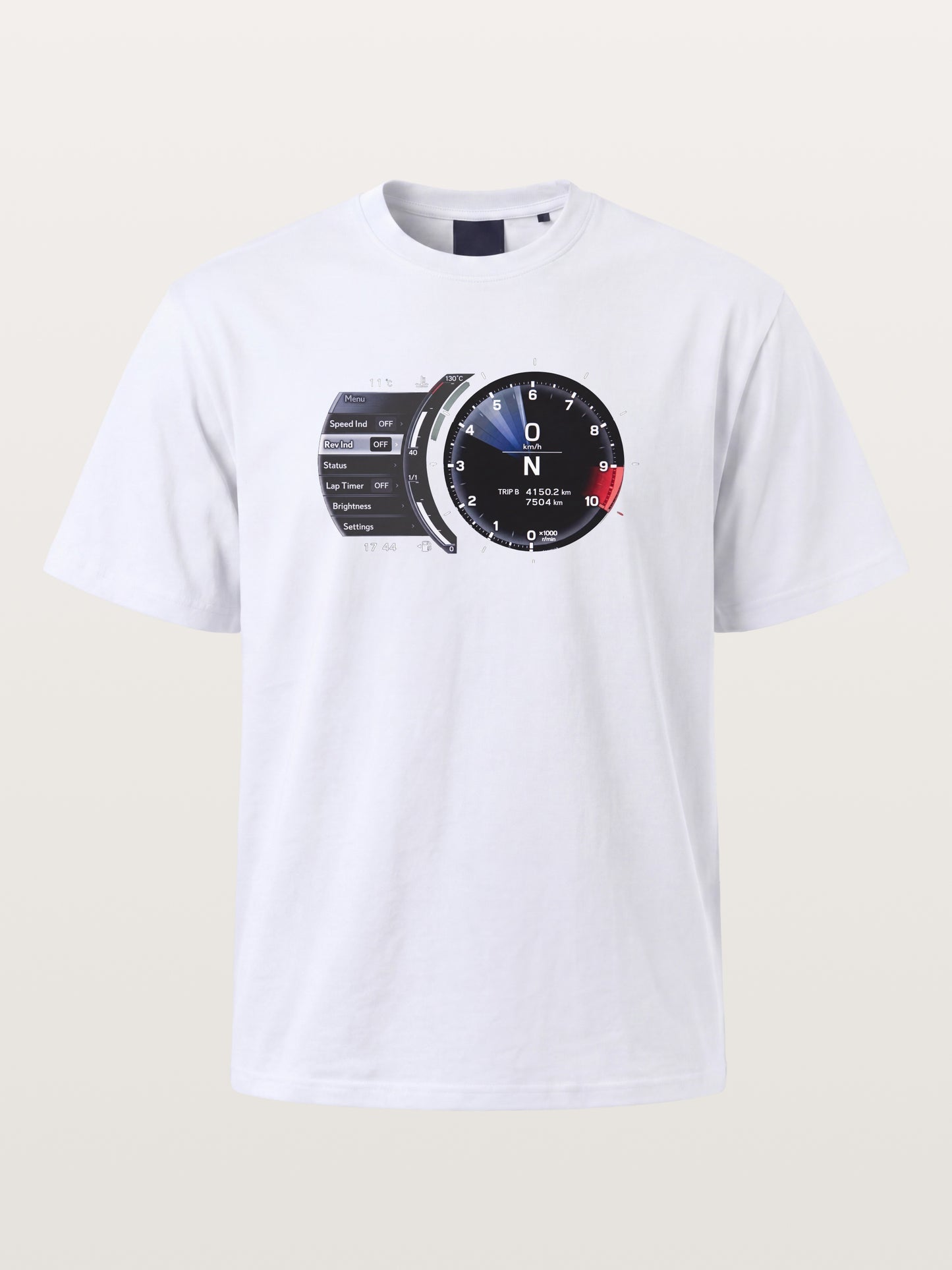 Lexus Analog Tachometer With Menu Panel Gildan T-shirt