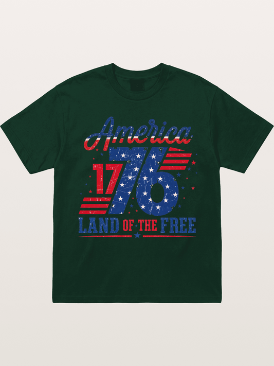 America 1776 Land Of The Free Gildan T-shirt