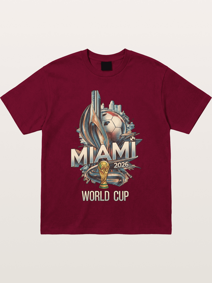 Miami World Cup 2026 Emblem Gildan T-shirt