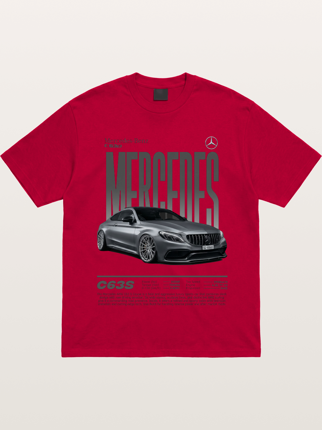 Mercedes-Benz C63S Magazine Style Gildan T-shirt