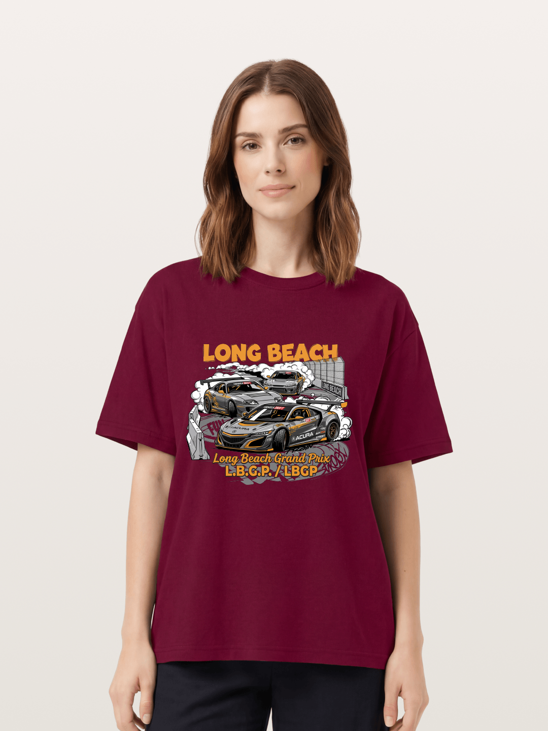 Long Beach Multi-Car Race Gildan T-shirt