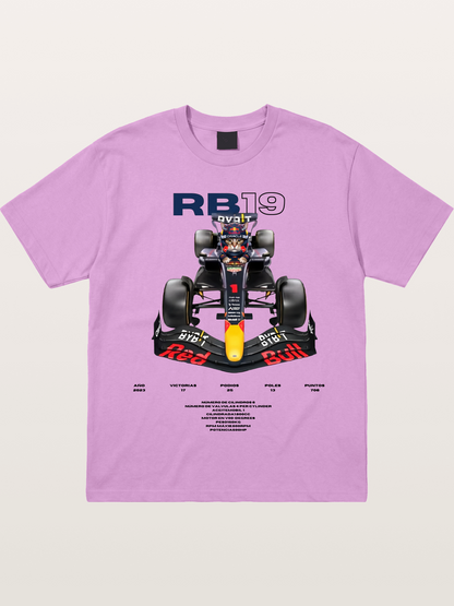 Cat Driving Red Bull F1 Gildan T-shirt