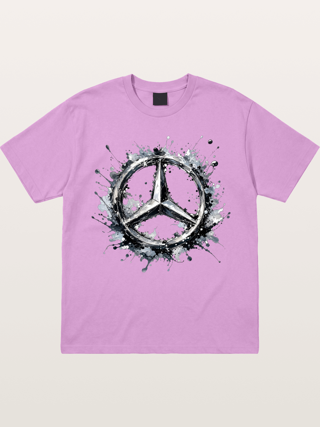 Mercedes Ink Wash Logo Art Gildan T-shirt