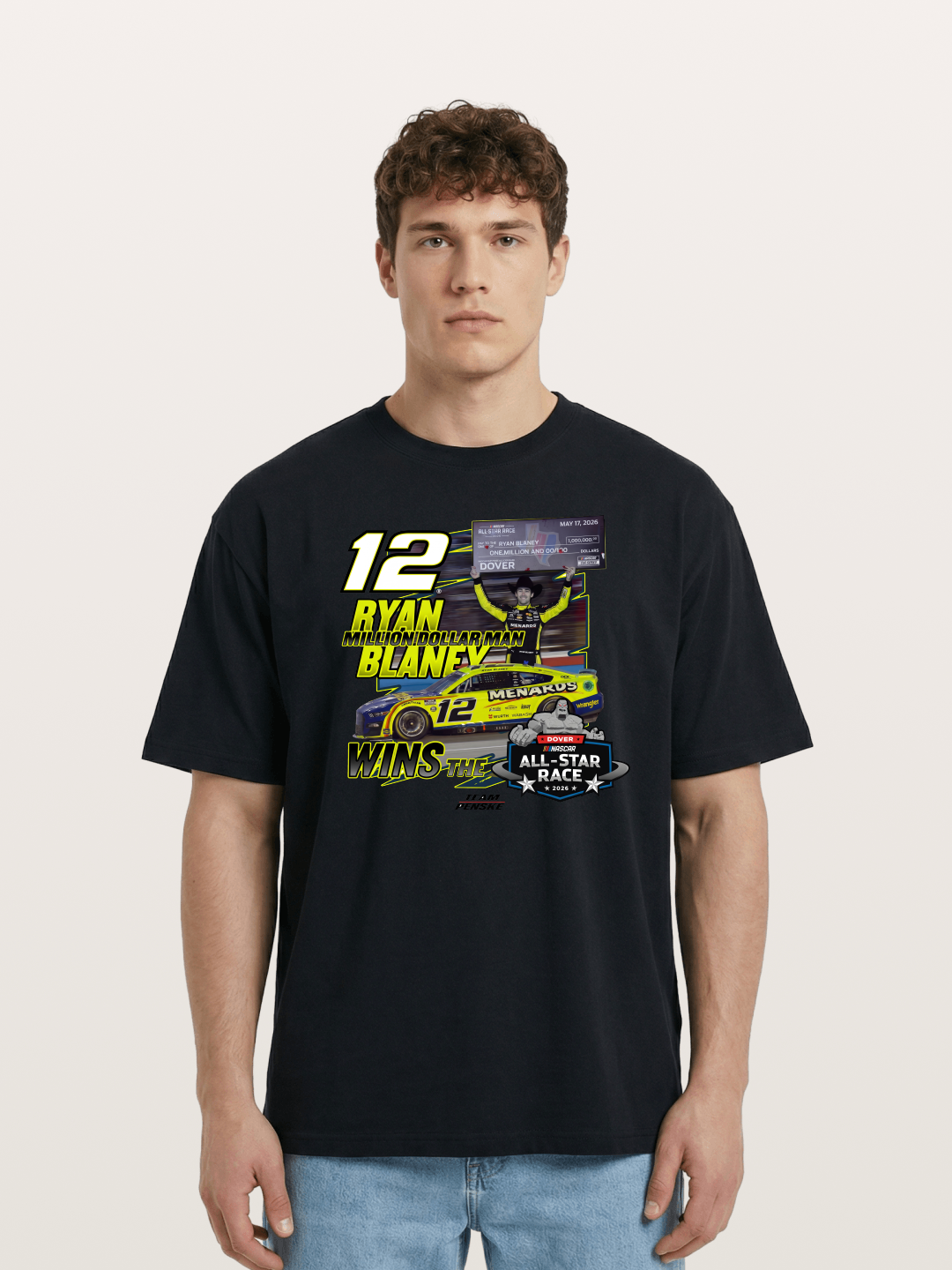 Ryan Blaney 2026 All-Star Race Win Cotton T-shirt