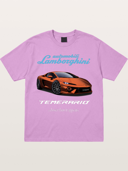 Lamborghini Temerario Orange Sports Car Gildan T-shirt