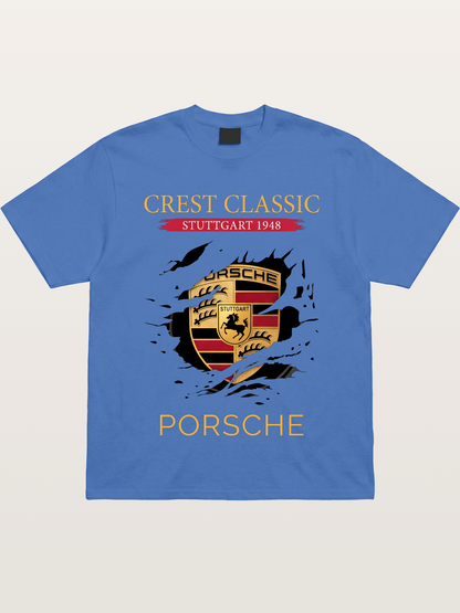 Porsche Stuttgart Tear Logo Gildan T-shirt