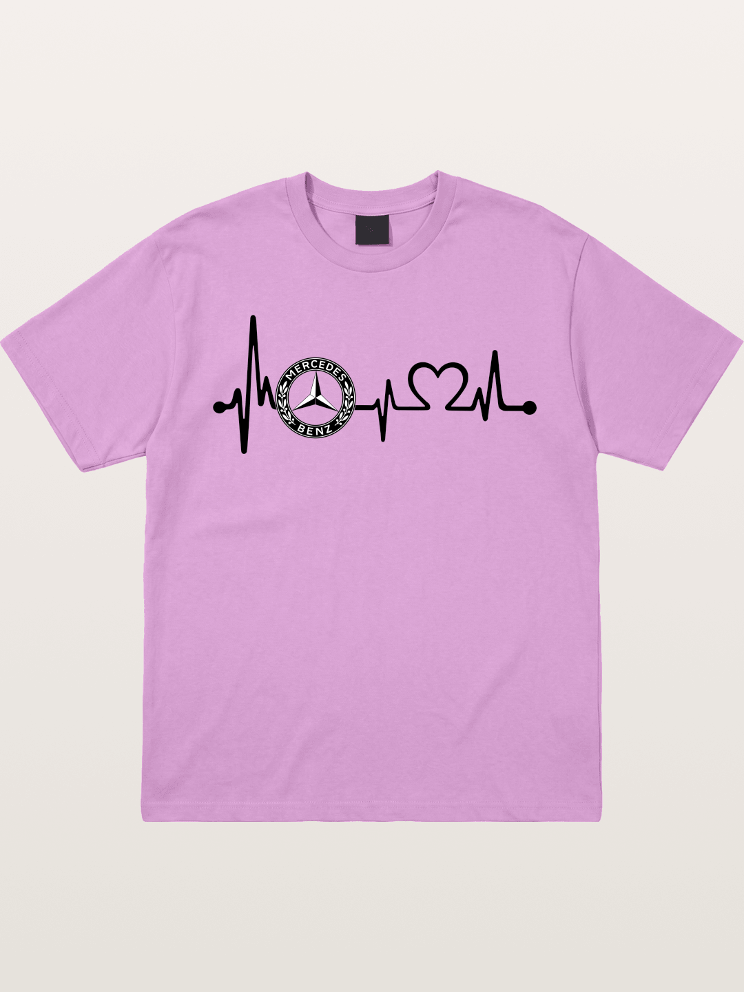 Mercedes Heartbeat Logo Art Gildan T-shirt
