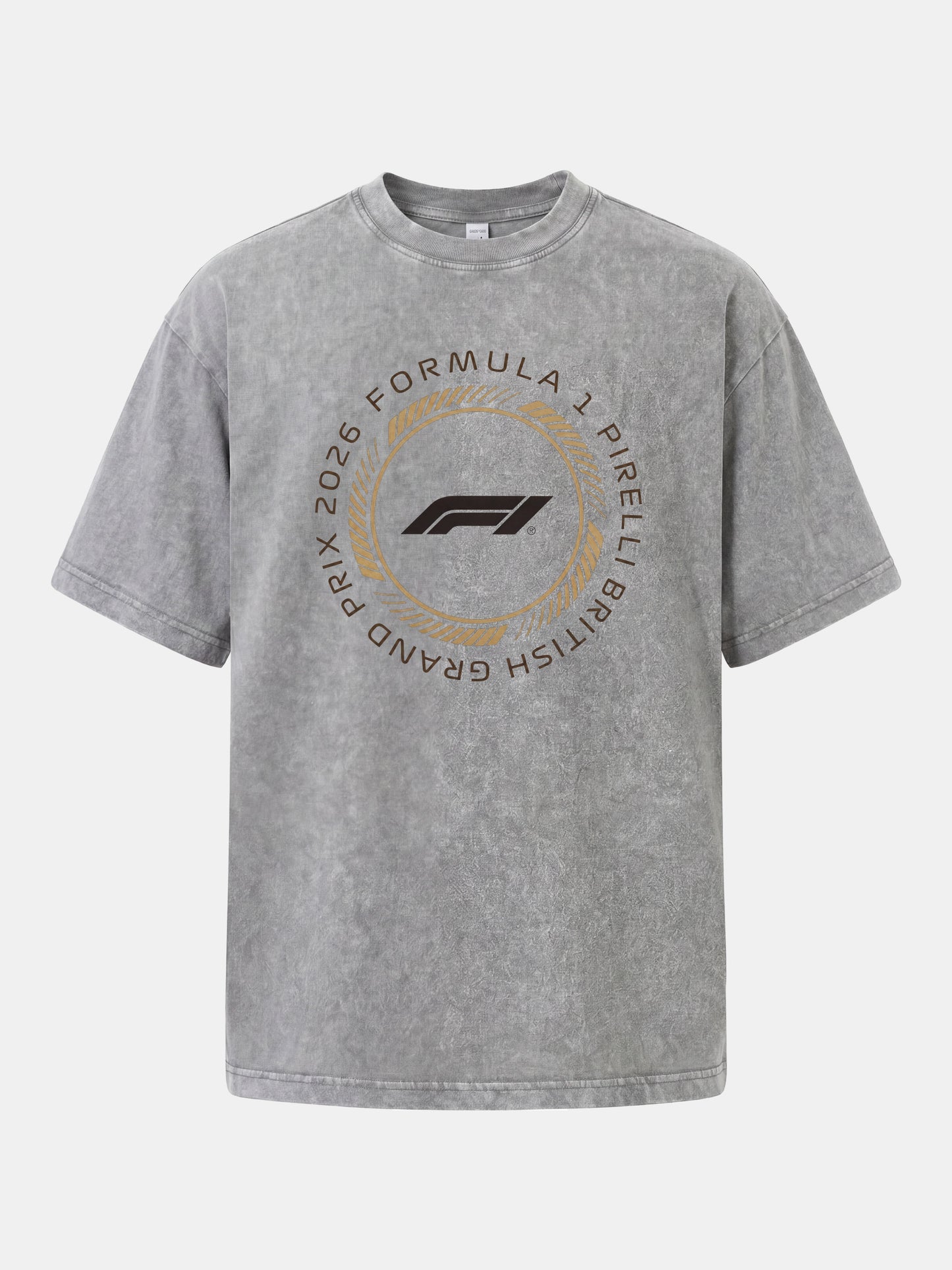 British Grand Prix 2026 Circular Crest Washed T-shirt