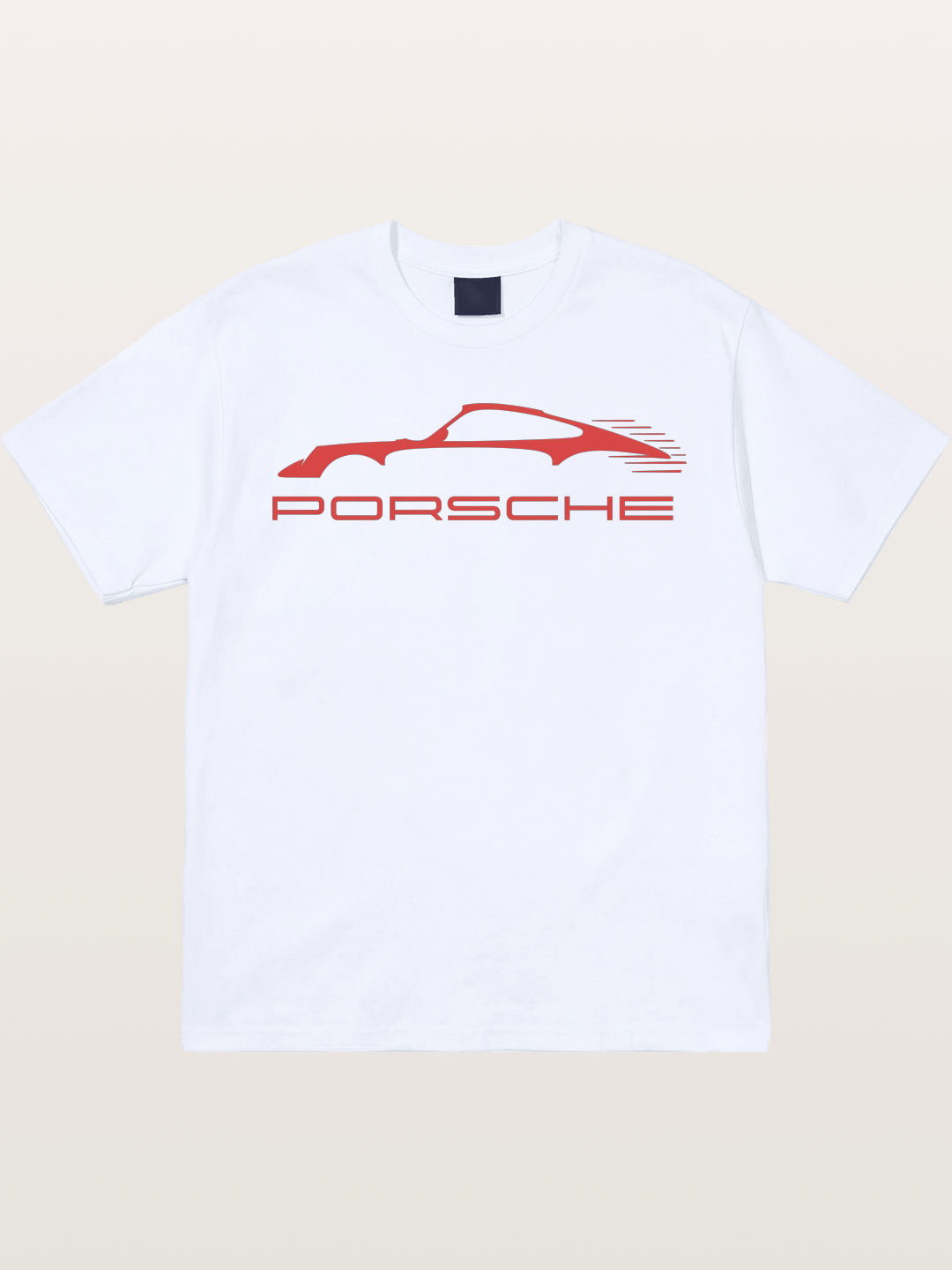 Red Porsche Silhouette Art Gildan T-shirt
