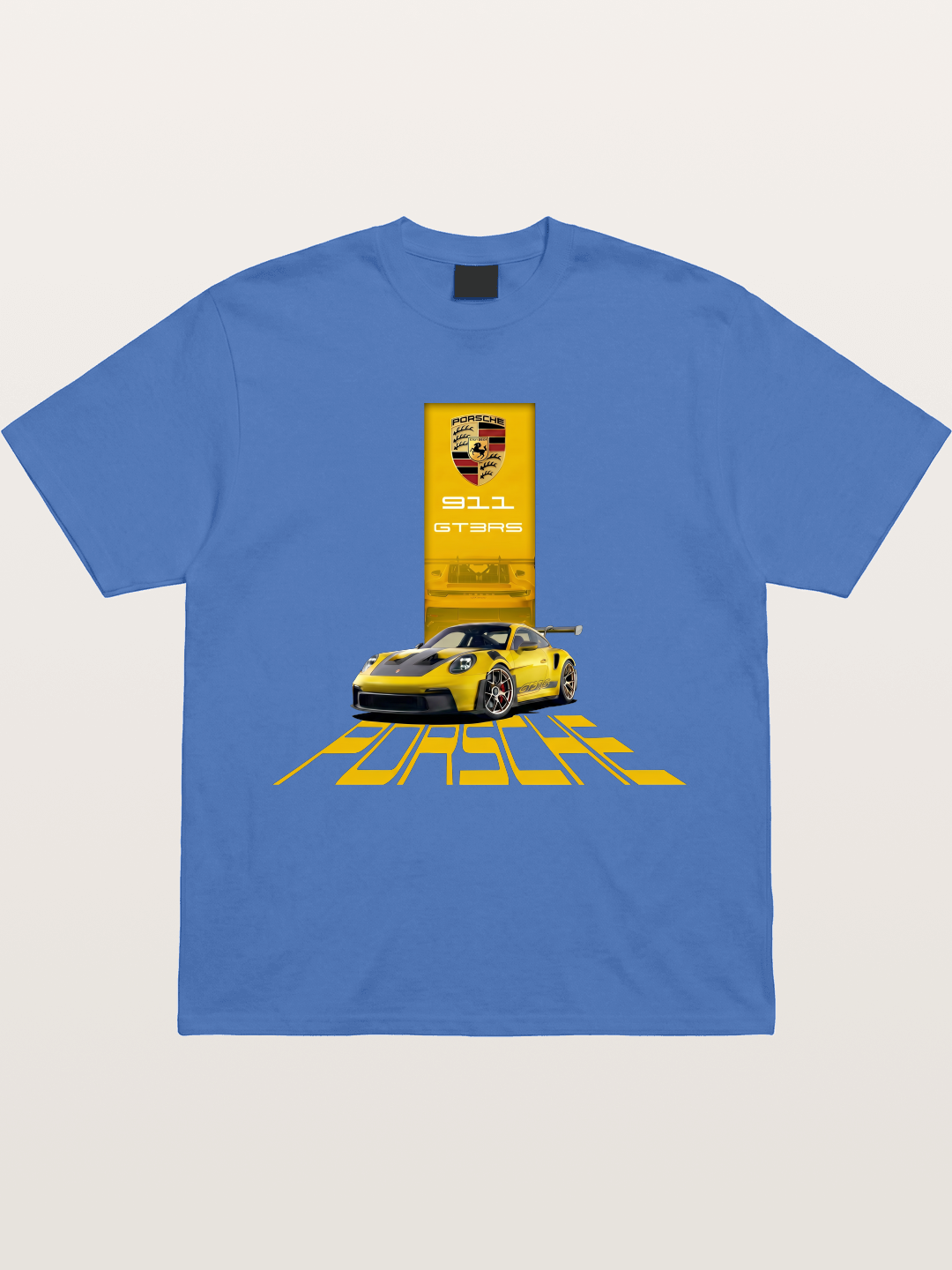 Yellow 911 GT3 RS Graphic Gildan T-shirt