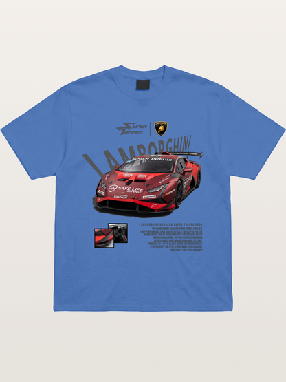 Lamborghini Huracan Red Super Trofeo Gildan T-shirt