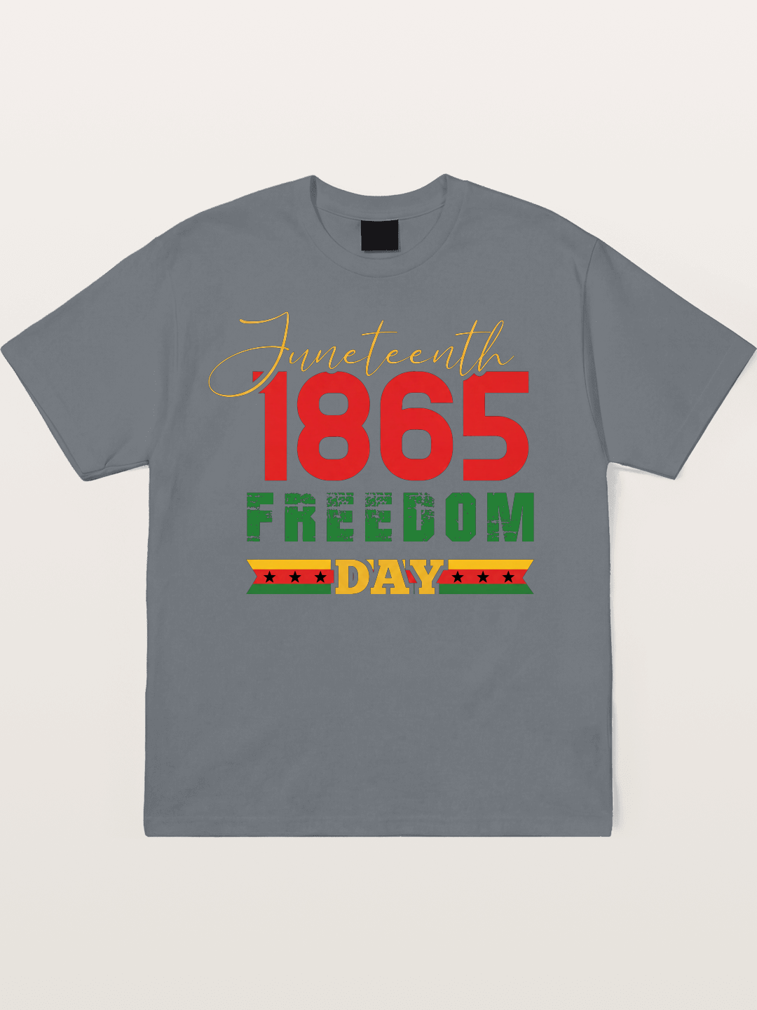 Juneteenth 1865 Freedom Day Cotton T-shirt