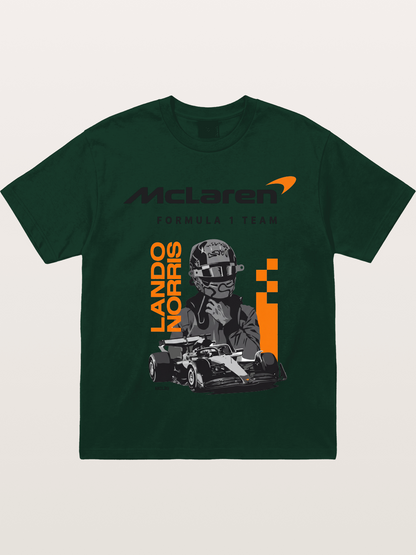 Lando Norris McLaren Portrait Gildan T-shirt