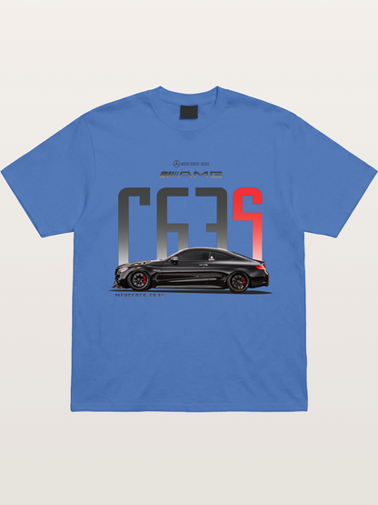 C63S AMG Black Mercedes Sports Car Gildan T-shirt