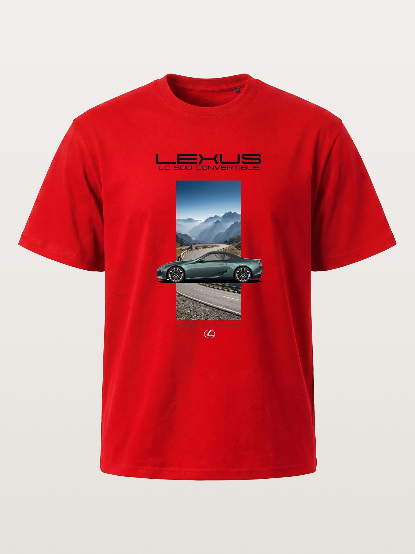 Lexus LC500 Coastal Villa Poster Cotton T-shirt