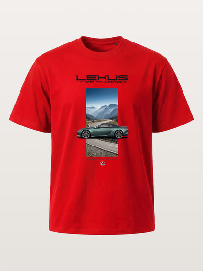 Lexus LC500 Coastal Villa Poster Cotton T-shirt