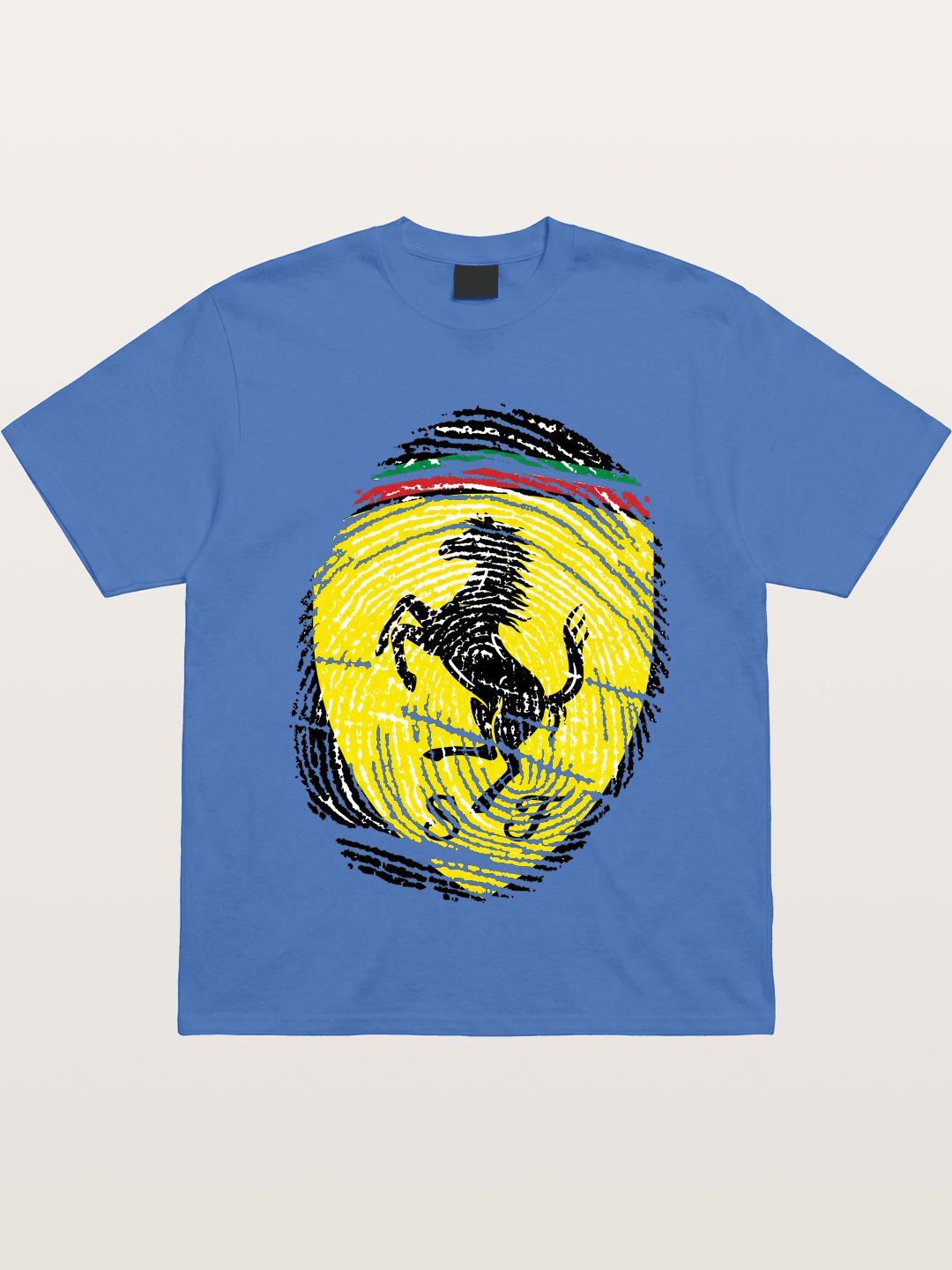 Ferrari Fingerprint Logo Gildan T-shirt