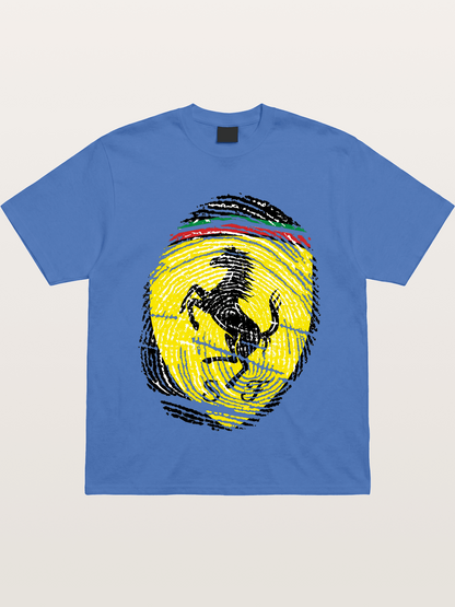 Ferrari Fingerprint Logo Gildan T-shirt