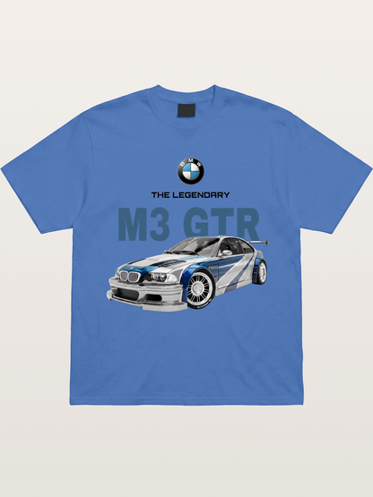 BMW M3 GTR Legend Print Gildan T-shirt