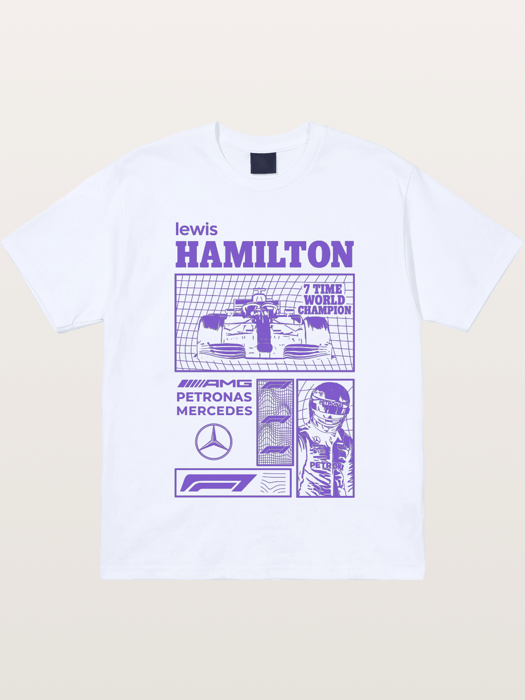 Hamilton 7x World Champion Gildan T-shirt