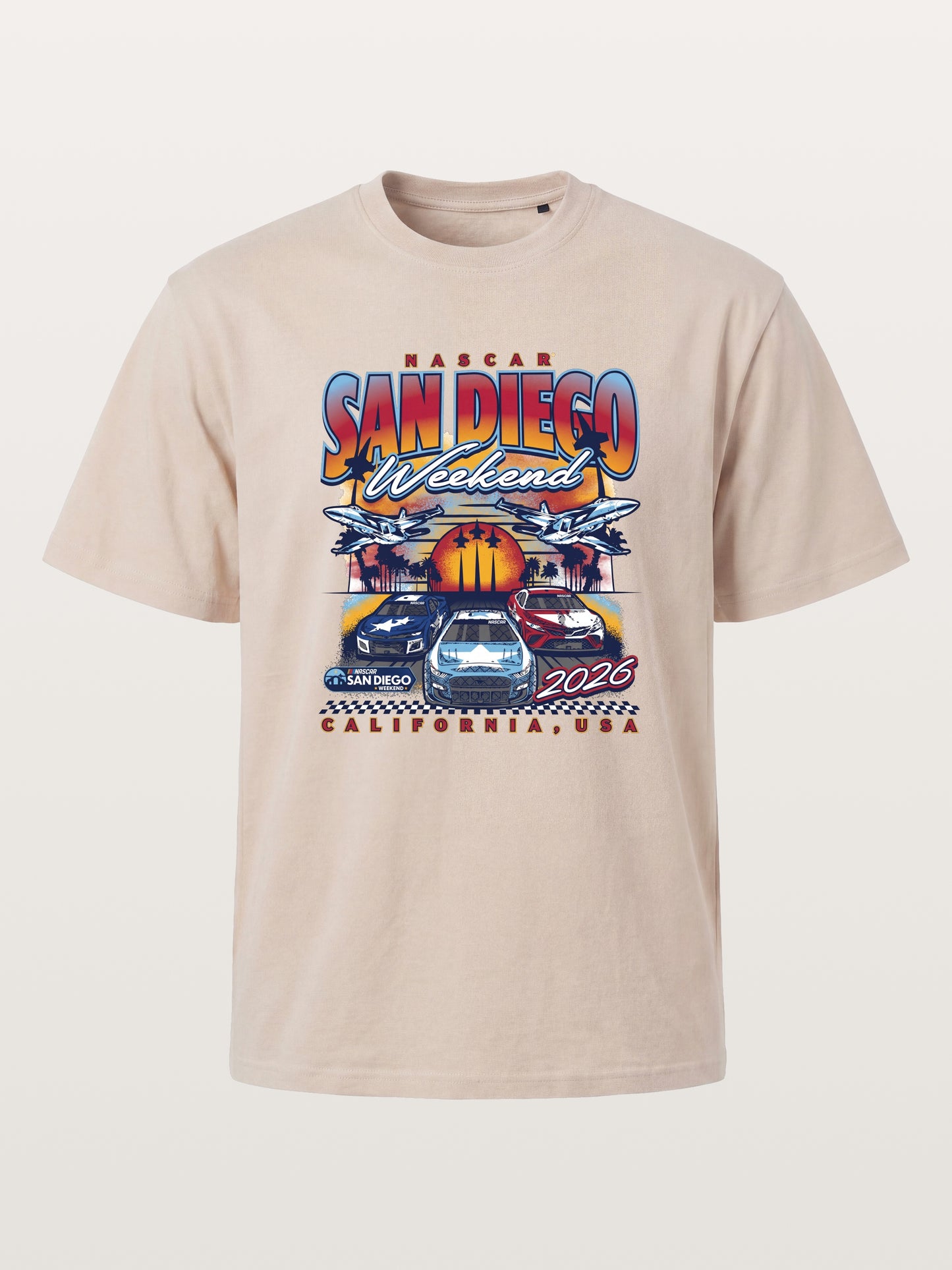 San Diego NASCAR Sunset Race Weekend Cotton T-shirt