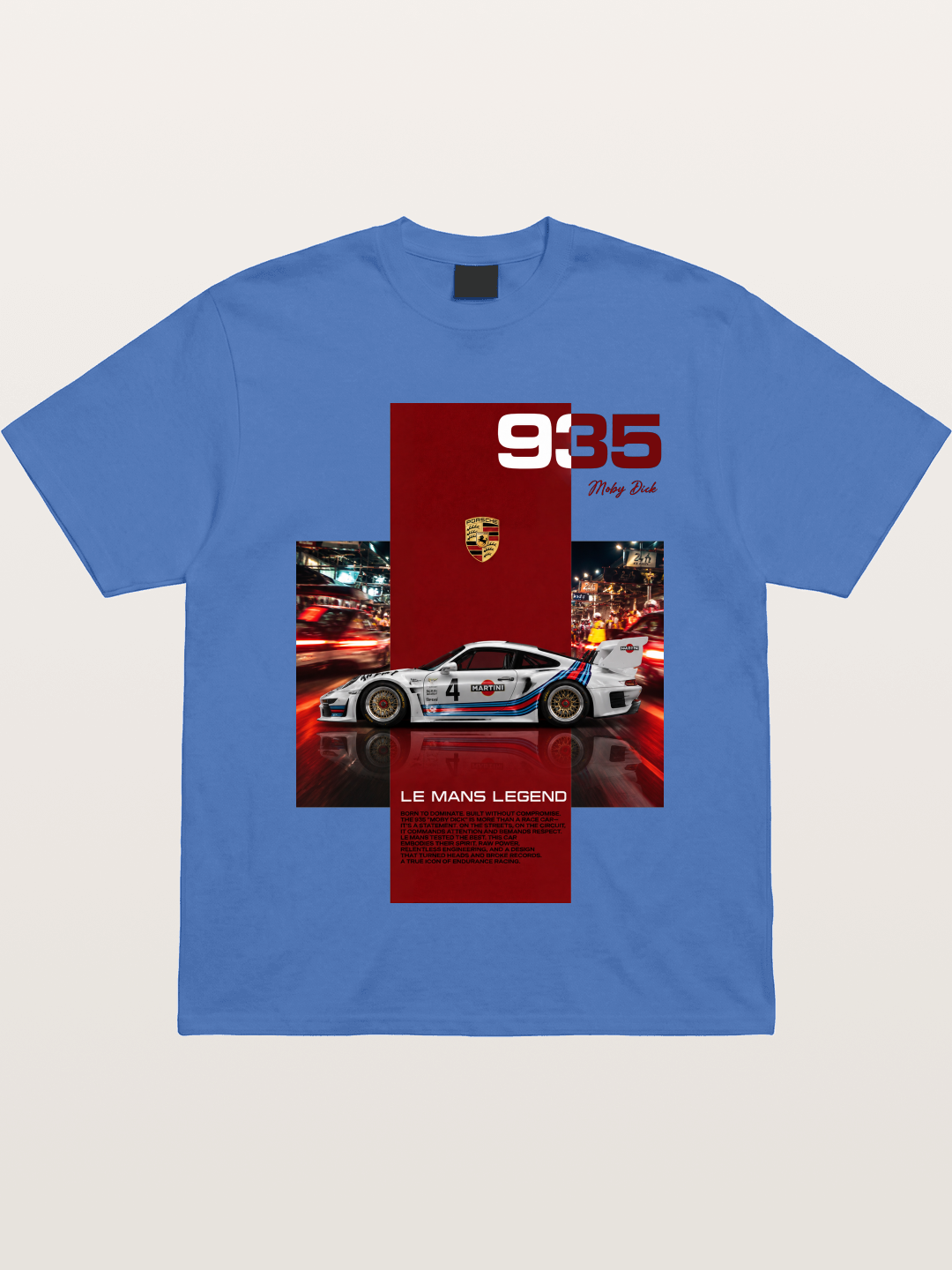 Porsche 935 Le Mans Legend Martini Gildan T-shirt