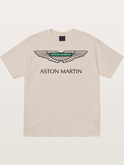Aston Martin Winged Badge Cotton T-shirt