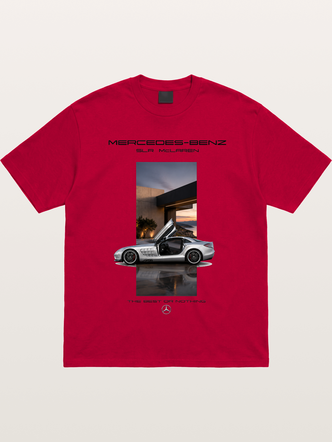 Mercedes SLR McLaren Poster Gildan T-shirt