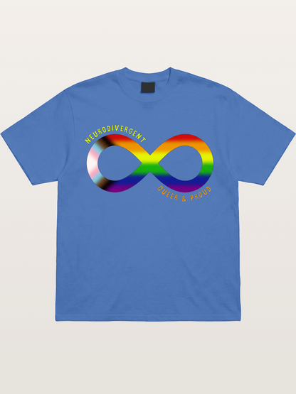 Neurodivergent Queer Infinity Symbol Gildan T-shirt