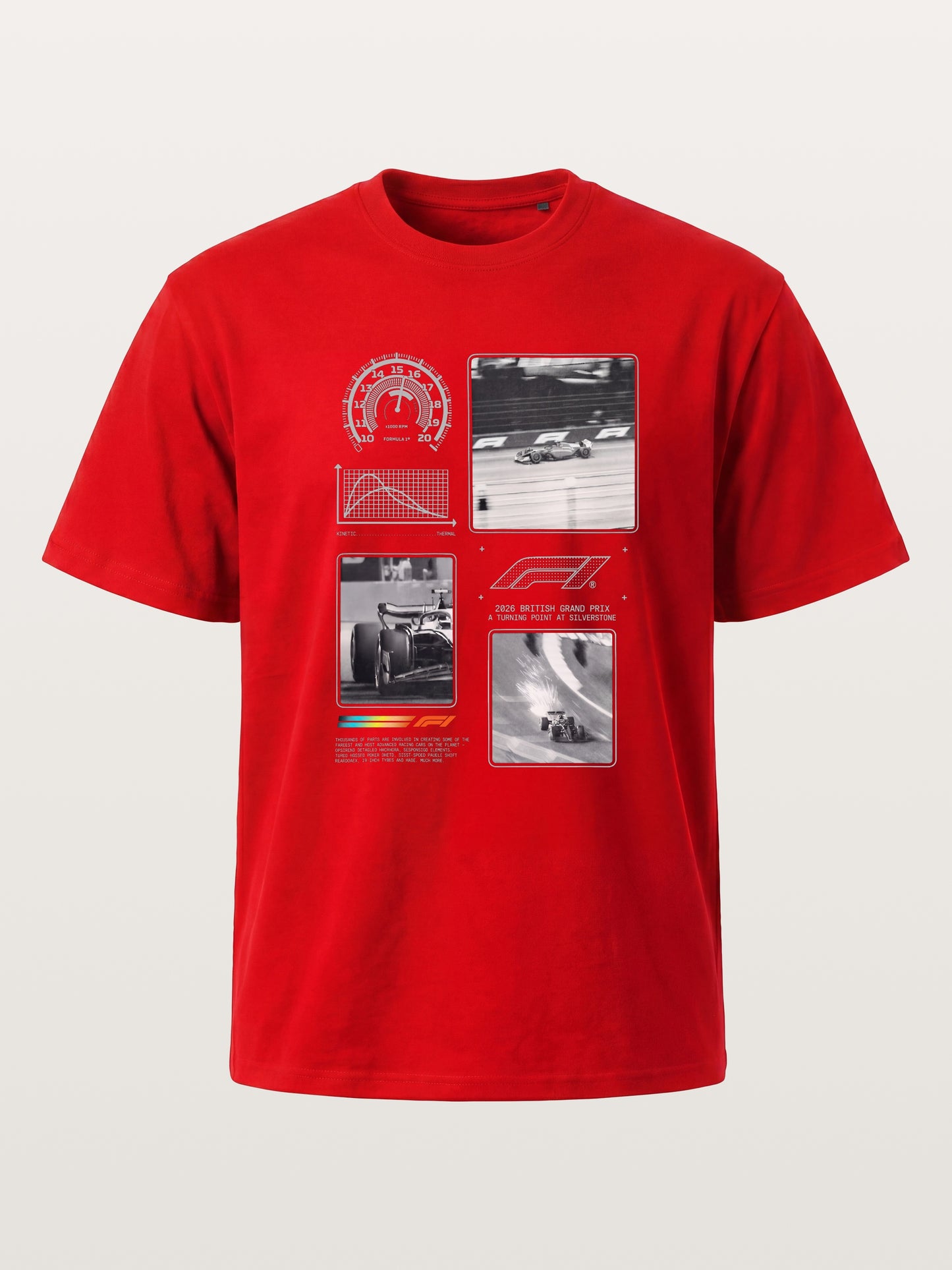 Silverstone F1 Vintage Race Archive Cotton T-shirt