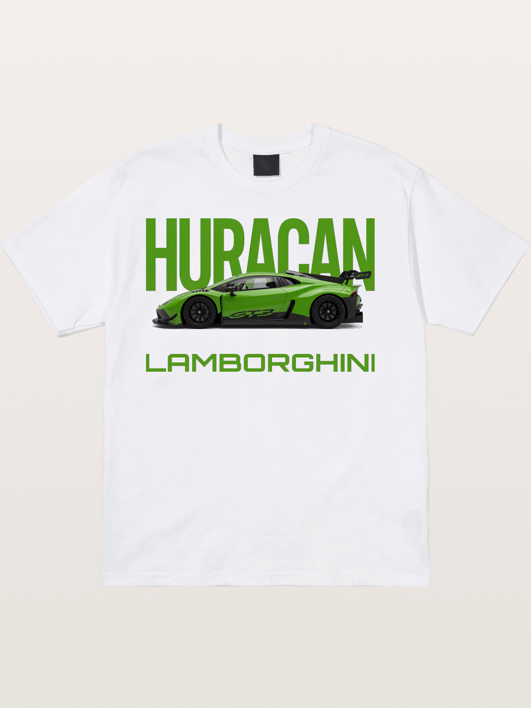 Huracan Green Cotton T-shirt