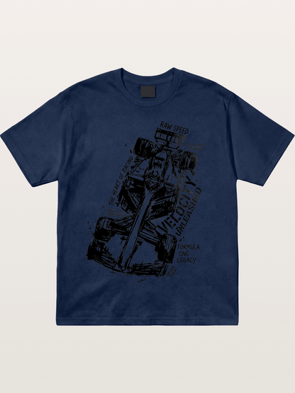 Raw Speed Unleashed Cotton T-shirt