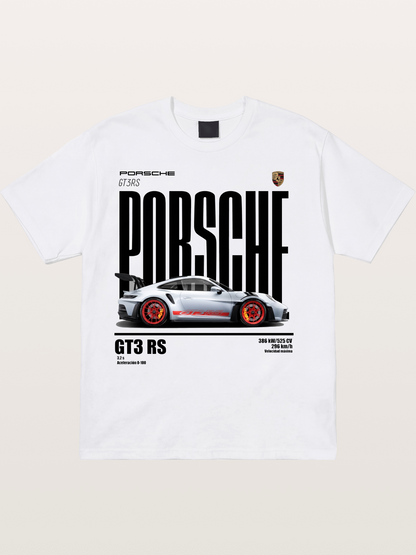 Porsche 911 GT3RS Widebody Sports Car Cotton T-shirt
