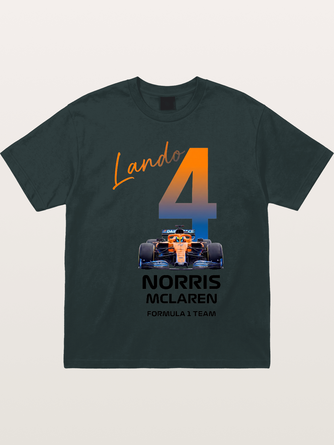 Lando Norris McLaren 4 Graphic Gildan T-shirt